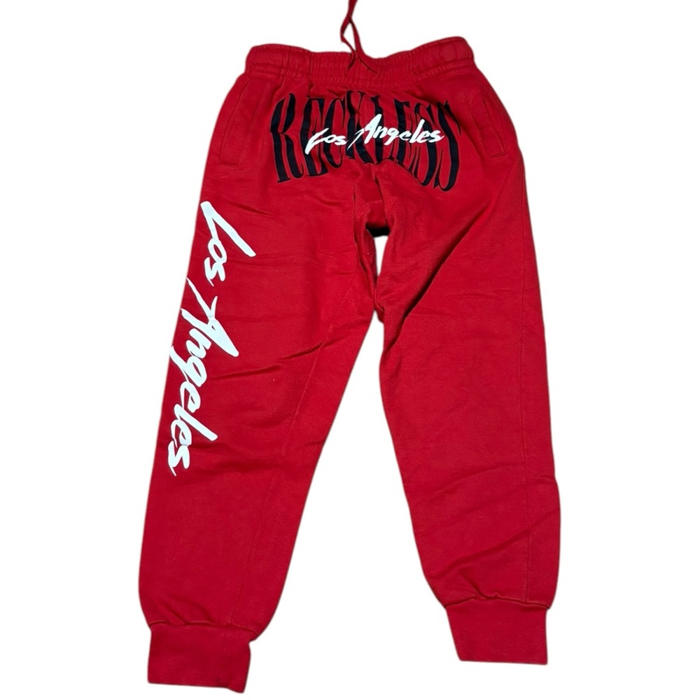 Young & Reckless Small Sweatpants - Fire Red